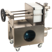 Grifo Professional Inox 10 - Wheeled Wine Carton Filter - Stainless Steel Pump