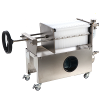 Grifo Professional Inox 30 - Wheeled Wine Carton Filter - Stainless Steel Pump 