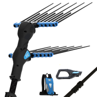 Campagnola Alice STAR 58 PLUS - 185-270 cm Carbon Pole - Electric Olive Harvester - Backpack Battery Included