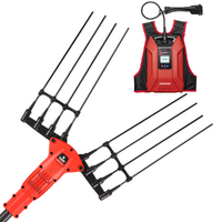 Blue Bird Olimpo 23-56 AT - Battery-powered Olive Harvester - Backpack Battery - Telescopic Pole 225 - 310 cm - 50.4V 18Ah