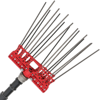 Lisam Swing 36V - Battery-powered electric olive harvester - With 8 + 8 carbon teeth - Telescopic pole