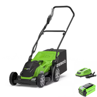 Greenworks G40LM35K2 - Battery-powered Lawn Mower - 40V/2Ah - 35 cm cut