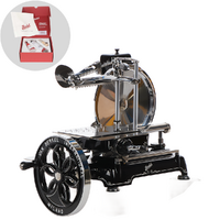 BERKEL B114 Black - Flywheel Meat Slicer - 320 mm Chrome-plated Steel Blade