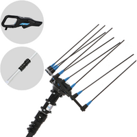 Campagnola Hercules 6 ECO Plug-in - Aluminium Pole - 205 - 275 cm - Electric Battery- powered Olive Harvester