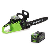 Greenworks GD40CS15K4 - 40V 4Ah Battery-powered Electric Chainsaw- 35 cm Blade
