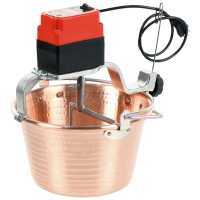 NuovaFac Cuoca Automatica - Hammered Copper Electric Induction Pot - 9L - 24W