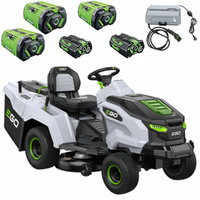 EGO TR 3801 E - B - Battery-powered Riding-on Mower with Grass Collection Basket - 56V - 40Ah