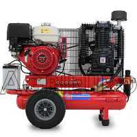 Airmec TTS 34110/900 Petrol Engine-driven Air Compressor with HONDA GX 340 Petrol Engine - 11 HP - (900  L/min)