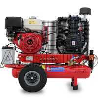 Airmec TTS 34110/900 Petrol Engine-driven Air Compressor with HONDA GX 340 Petrol Engine - 11 HP - (900 L/min)
