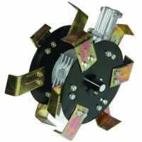 Cultivator kit for brush cutters with Kawasaki and Honda engines and Ø 27 mm shaft
