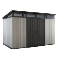 Keter Artisan grigio - Garden shed - With double-leaf door - 342x218x226 cm