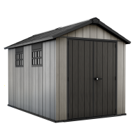 Keter Oakland 7511 - Garden Shed - With Doublle-leaf Door and Windows - 230x350x242 cm