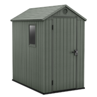 Keter Darwin Green - Tool Shed - With Side Window - 125.8x184.5x205 cm