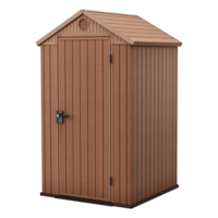 Keter Darwin Brown - Tool Shed - 123.8x117x205.1 cm