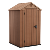 Keter Darwin Brown - Tool Shed - 123.8x117x205 cm