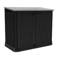 Keter Store it Out Midi Black - Tool Storage Cabinet - 132x71.5x113.5 cm