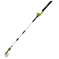 Greenworks G48PHTII - Battery-powered Hedge Trimmer on Extension Pole - WITHOUT BATTERY AND BATTERY CHARGER