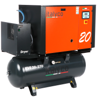 Italyco KVE 20/270 Premium - Rotary screw compressor - Max. pressure 10 bar