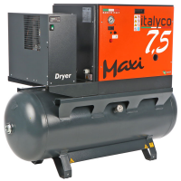 Italyco Maxi 8/270 D - Rotary screw compressor - Max. pressure 10 bar