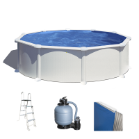 Gre Atlantis Round &Oslash;460 x 132cm - Above-ground Steel Pool