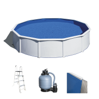 Gre Fidji Round &Oslash;550 x 120 cm - Above-ground Steel Pool