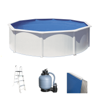 Gre Fidji Round &Oslash;460 x 120 cm - Above-ground Steel Pool