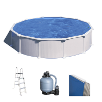 Gre Atlantis Round &Oslash;550 x 132cm - Above-ground Steel Pool