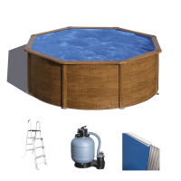 Gre Pacific Round &Oslash;300 x 120 cm - Above-ground Steel Pool