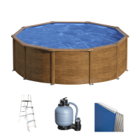 Gre Pacific Round &Oslash;460 x 120 cm - Above-ground Steel Pool