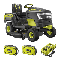 RYOBI RY72TMX107-210 - Battery-powered Riding-on Mower - 72V / 2x10Ah