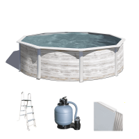 Gre Finlandia Round &Oslash;350 x 120 cm - Above-ground Steel Pool