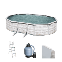 Gre Finlandia Oval 610x375x120cm - Above-fround Steel Pool