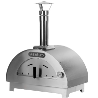 AgriEuro Quattro Stagioni - Anthracite Outdoor Wood-fired Oven 60x40 - for 1 Pizza