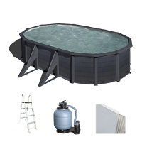 Gre Kea Oval 500x300x120cm - Above-ground Steel Pool