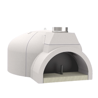 Edilmark FP 100N - Built-in wood-fired oven with hob &Oslash; 100 cm - Cooking capacity 5 pizzas