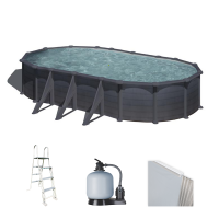 Gre Granada Oval 730x375x132cm - Above-ground Steel Pool