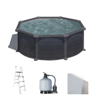 Gre Granada Round &Oslash;350 x 132 cm - Above-ground Steel Pool