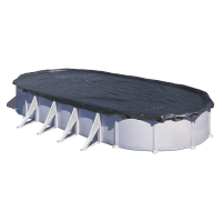 Gre 610 x 375 cm oval pool enclosure