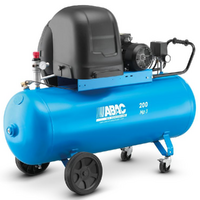 ABAC PRO A39B 200 CT3 - Silenced three-phase belt-driven electric air compressor - Motor 3 HP - 200 litres