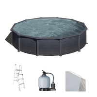Gre Granada Round &Oslash;550 x 132 cm - Above-ground Steel Pool