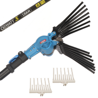Lisam Oliwatt 3 - Electric Battery-powered Olive Harvester - With Nylon Prongs - 235-330 cm - Telescopic Pole