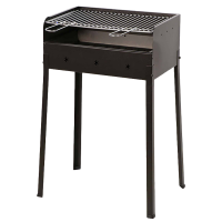 Mille Stella Eco Small - Handcrafted Iron Coal Barbecue - 47,5x37 cm