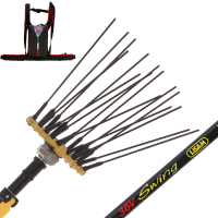 Lisam Swing 36V - Electric Battery-powered Olive Harvester - Telescopic Pole - 36V 30Ah Battery