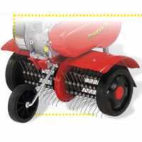 Lawn scarifier spring with security protection for Eurosystems Garden Tiller Euro 5 EVO