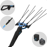 Campagnola MASTER PLUG-IN - Carbon and Aluminium Pole - 288 - 373 cm - Electric Battery-powered Olive Harvester - 21.6v 5Ah