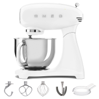 Smeg Full Colour White - Planetary Mixer - 4.8 L Stainless Steel Bowl