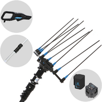 Campagnola Hercules 6 ECO Plug-in - Aluminium Pole - 235 - 325 cm - Electric Battery- powered Olive Harvester - 21V 5Ah