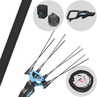 Campagnola Icarus V1 ECO Plug-in - Carbon Pole - 290 cm - Electric Battery-powered Olive Harvester- 21.6V 5Ah