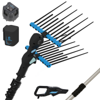 Campagnola Alice STAR ECO Plug-in - 150-220 cm Aluminium Pole - Electric Olive Harvester - 21.6V 5Ah