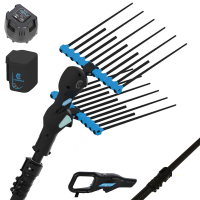 Campagnola Alice STAR ECO Plug-in - Carbon fibre pole from 150-220 cm - Electric olive harvester - 21V 5Ah